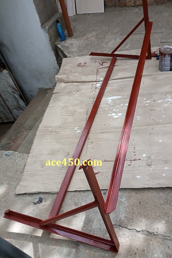 Самодельный стеллаж для хранения шин на машину