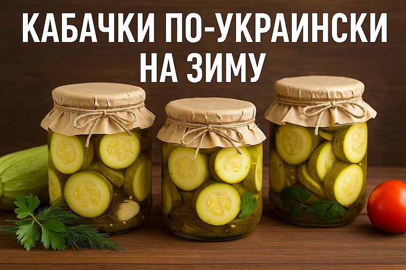 Кабачки по-украински на зиму