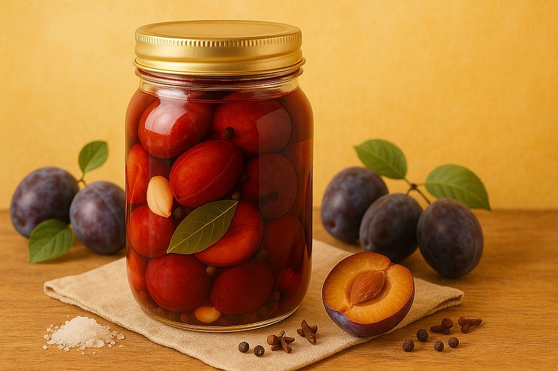 Маринованные сливы по-украински