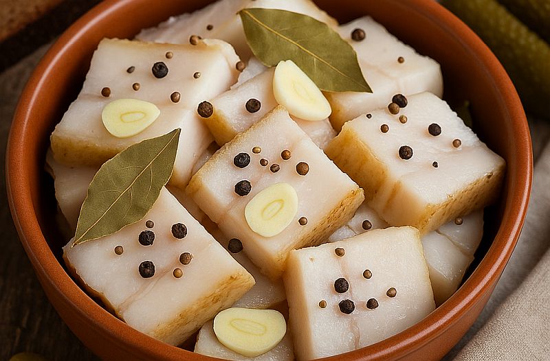 Маринованное сало по-украински