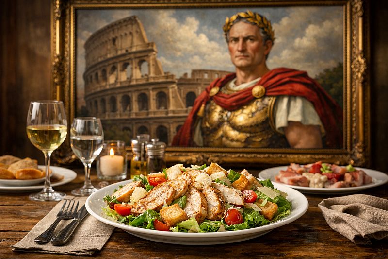 Новорічний салат «Цезар»