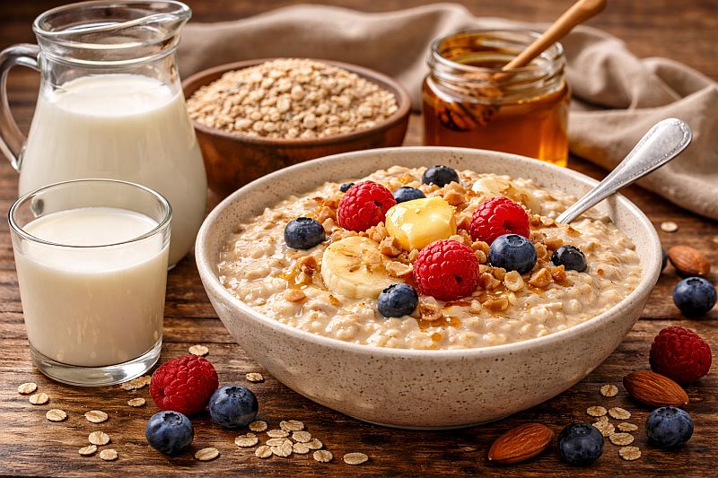 Овсянка на молоке